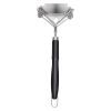 Grill Brush and Scraper, BBQ Brush for Outdoor Grills, Stainless Steel Woven Wire, Bristle Free Barbecue Brushes for Porcelain, Charcoal
