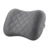 Inflatable Camping Pillow, 5-Inch Thickened Travel Pillow, Soft Backpacking Pillows with Removable & Washable Cover, Storage Bag