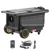 Diesel Heater, 8KW, DC 12V/24V, All in One Portable Diesel Air Heater with Bluetooth APP Control, Remote Control and LCD Screen, Trolley Design