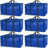 Heavy Duty Moving Bags or Storage Bag – Large Moving Boxes with Backpack Straps, Zippers & Handles – Perfect for Moving, College Dorm, Traveling