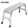 Work Platform Aluminum Step Ladder Drywall Safe ANSI Approved of Capacity 225 LBS Medium Duty Portable Bench Folding Ladders Stool w/Non-Slip Matb
