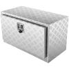 Underbody Truck Box, 30"×14"×16" Pickup Storage Box, Heavy Duty Aluminum Diamond Plate Tool Box with Lock and Keys