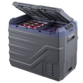 Car Refrigerator, 12 Volt Car Refrigerator Fridge, 40 L Dual Zone Portable Freezer, -4-68 F Adjustable Range