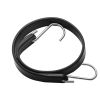 20 Piece Flat Bungee Cord, 20 mm Heavy Duty Bungee Straps with Steel S-Hooks, Includes 15", 21", 36", Elastic Bungee Rope for Cargo, Tarps
