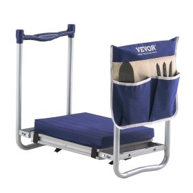 Garden Kneeler and Seat, 11 in Wide Thick Kneeling Pad, Heavy Duty Garden Kneeling Stool, Folding Garden Seat with 1 Tool Bag