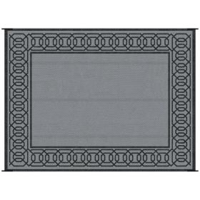 Outsunny Reversible Outdoor Rug, 9' x 12' Waterproof Plastic Straw Floor Mat, Portable RV Camping Carpet, Large Floor Mat for Backyard, Deck, Pic