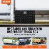 Underbody Truck Box, 48" x 17" x 18" Pickup Storage Box, Heavy Duty Aluminum Diamond Plate Tool Box with Lock and Keys