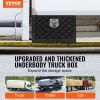 Underbody Truck Box, 24" x 17" x 18" Pickup Storage Box, Heavy Duty Aluminum Diamond Plate Tool Box with Lock and Keys