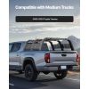 Overland Truck Bed Rack, 49.2-67.9 in Width, Adjustable Overland Bed Cargo Rack with Sidebar, 900 lbs Static Capacity, Heavy Duty Steel