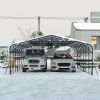 Carport Canopy 20'X30' Heavy Duty Car Port Galvanized Steel Roof