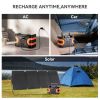 150W Portable Power Station&60W Solar Panel;  FlashFish 45000mAh Solar Generator with 60W 18V ETFE Portable Solar Panel;  Flashfish Foldable Solar Cha
