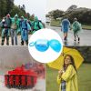 Disposable Raincoat Adults Hood Poncho Raincoat(Random Colours Shipping)