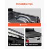 Overland Truck Bed Rack, 54.3-68.3 in Width, Adjustable Overland Bed Cargo Rack with Sidebar and 900 lbs Static Load Capacity, Heavy Duty Steel