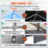 Carport, 10x20 ft Heavy Duty Car Canopy Garage Boat Shelter Party Tent with 8 Reinforced Poles and 4 Weight Bags