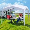Pop up Canopy Tent wiht 4 Sidewalls Mesh Netting Wheeled Bag