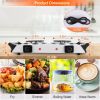 Hot Plate, 2000W Hot Plate,Portable Electric Stove Countertop Double Burners W/5 Level Temperature Control & Stay Cool Handles