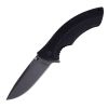 Portable Drop-Point Knife, Black/Green, 21.5cm Total Length - Ideal for Camping & Everyday Carry