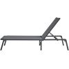 Chaise Lounge Chair Outdoor, Aluminum Patio Lounge Chair with Adjustable 5-Position