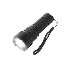Portable LED Rechargeable Flashlight for Night Walking (type: 2000LM, Color: Black)