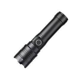 Portable LED Rechargeable Flashlight for Night Walking (type: 50000 Lumens, Color: Black)