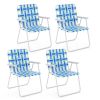 1 Piece Folding Beach Chair Camping Lawn Webbing Chair