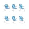 1 Piece Folding Beach Chair Camping Lawn Webbing Chair