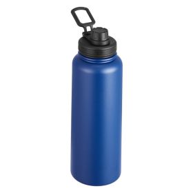 Insulated Water Bottle Stainless Steel with Wide Mouth Lid (type: Insulated  Cup, Color: Blue)