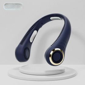 Turbine Neck Fan - Ideal For Summer Outdoor Activities - Essential For Hiking, Running And Cycling (Color: Blue)