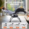 Zero Gravity Chair, 33 inch Zero Gravity Recliner Lounge Chair for Indoor and Outdoor, Adjustable Anti Gravity Chair with Cushion, Headrest, Footrest