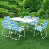 1 Piece Folding Beach Chair Camping Lawn Webbing Chair