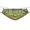 2 Persons Hammock 600LBS Max Load with Mosquito Net Outdoor Hiking Camping Hommock Portable Nylon Swing Hanging Bed