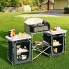 1PC Folding Camping Table with Storage Organizer