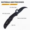 Multi-Purpose Pocket Knife, Serrated Blade & Bottle Opener, Lightweight for Camping Hiking