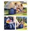Picnic Backpack, Beach Picnic Backpack Bag for 2 Person with Insulated Cooler Compartment, Detachable Bottle/Wine Holder, Lightweight Blanket