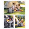 Picnic Backpack, Beach Picnic Backpack Bag for 2 Person with Insulated Cooler Compartment, Detachable Bottle/Wine Holder, Lightweight Blanket