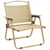 Camping Chair Set of 2 Beige