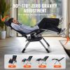 Zero Gravity Chair, 33 inch Zero Gravity Recliner Lounge Chair for Indoor and Outdoor, Adjustable Anti Gravity Chair with Cushion, Headrest, Footrest